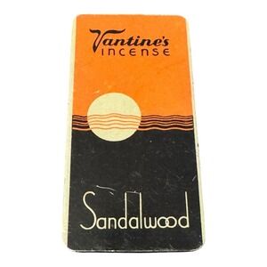 Vintage Vantines Incense Sandalwood Empty Tin  New York